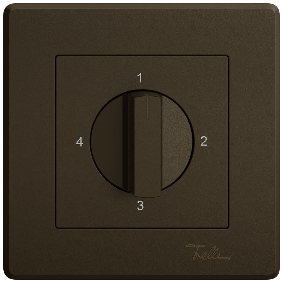 Kit de montage ENC EDIZIO.liv SNAPFIX® p.interr.rot.manet.4-1-2-3 br