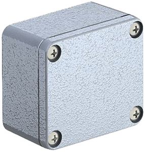 Coffret vide BET Mx SGR 64×58×34mm alu IP66 gris argenté