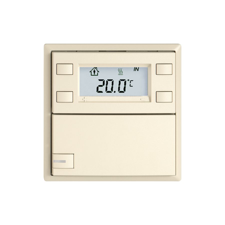 Poussoir RTH EDIZIO.liv SNAPFIX® a.RGB-LED 1×touche comm.1T cr