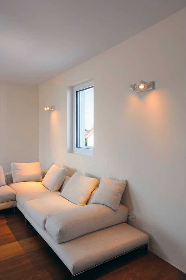 Plafonnier SLV KALU QPAR, 2×GU10 75W IP20 blanc mat