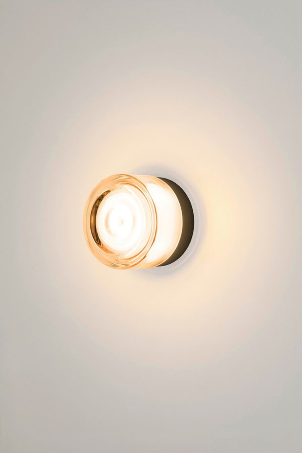 Lampada apparente LED SLV CYFT WAVE 7W 250lm 927/930/940 IP65 REG Ø132mm nero