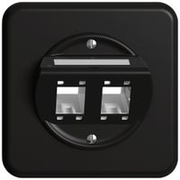 Kit de montage ENC STANDARDdue SNAPFIX® pour freenet cat.5e/6 adaptateur 2× no