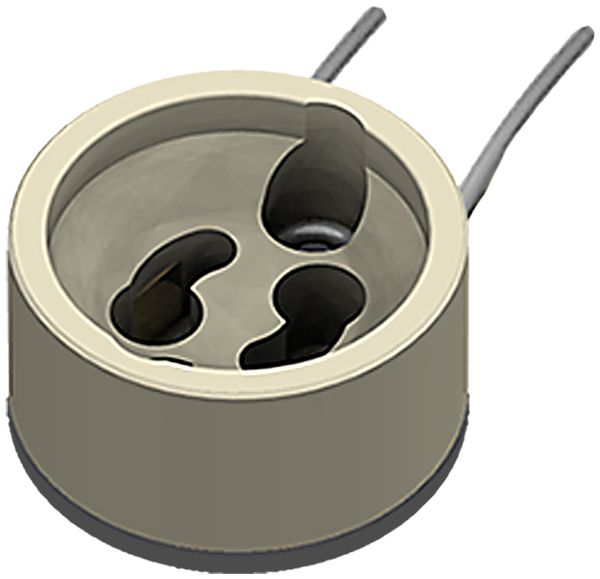 Fassung Keramik GU10 Ø28×15.5mm für Halogenglühlampe