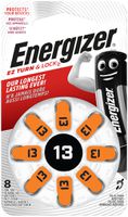 Knopfzelle Zink/Luft Energizer V13, Blister à 8 Stück