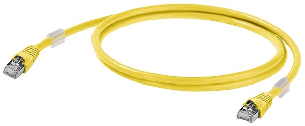 Câble patch Weidmüller CabinetLine cat.6 LSZH RJ45/RJ45 2m jaune