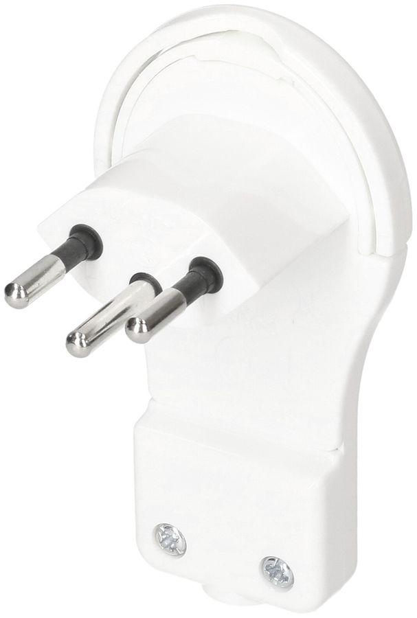 Winkelstecker Typ 12 MAX HAURI 230V 10A IP20 weiss