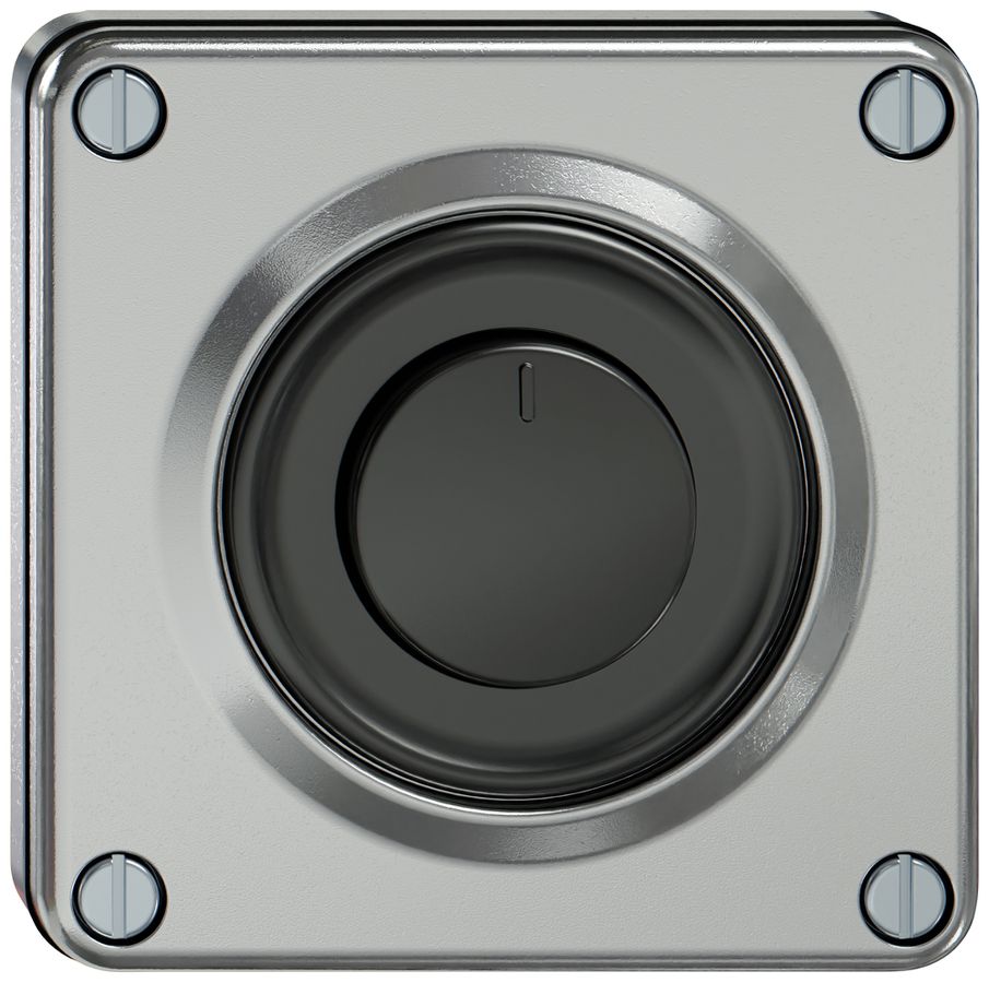 UP-Drehdimmer Uni-LED ELEMENT IP20 230V LED Retrofit aluminium