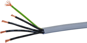 Steuerkabel LiYY 5×2.5mm² nummeriert grau