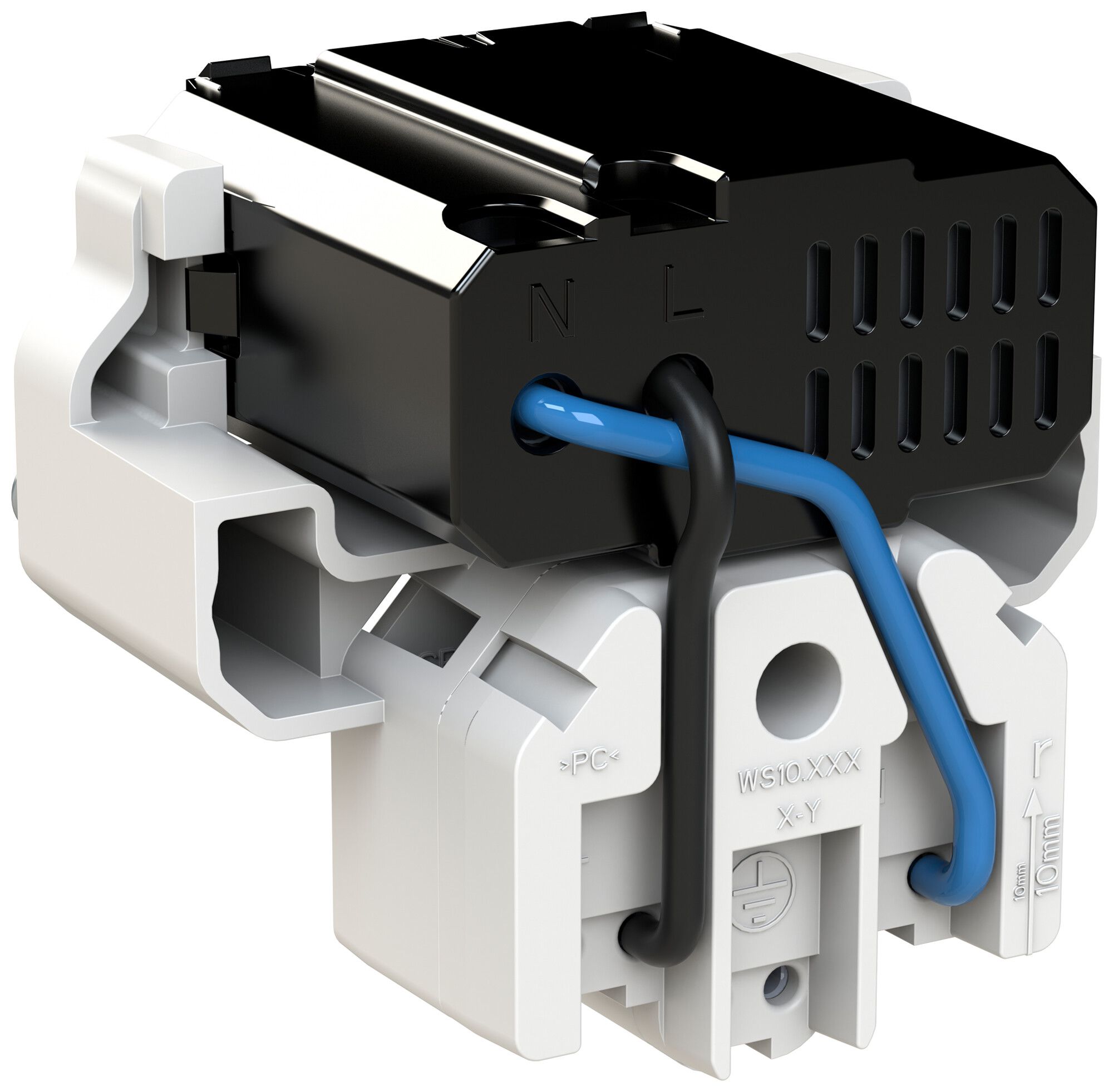 Prise de charge USB ABB 1×USB-A 1×USB-C + T13 3000mA OUT:5V