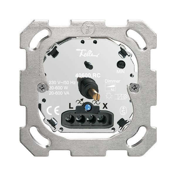 Einsatz Drehdimmer FH 20…600W beleuchtbar Phasenabschnitt