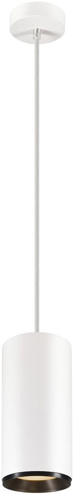 LED-Pendelleuchte SLV NUMINOS PD DALI XL 36W 3250lm 2700K 36° weiss/schwarz