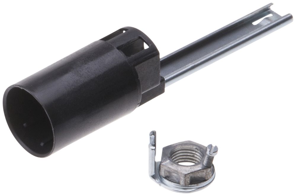 Portalampada E14 Vossloh M10×1/h=100mm, fix nero