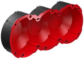 Hohlwanddose AGRO 90 3×1 Quickbox Ø83mm für Brandschutz EI30-EI90