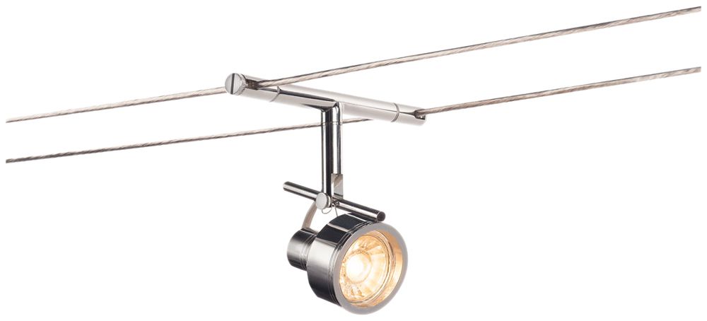 Lampada per corda SLV SALUNA per TENSEO, GX5.3 35W IP20 cromo