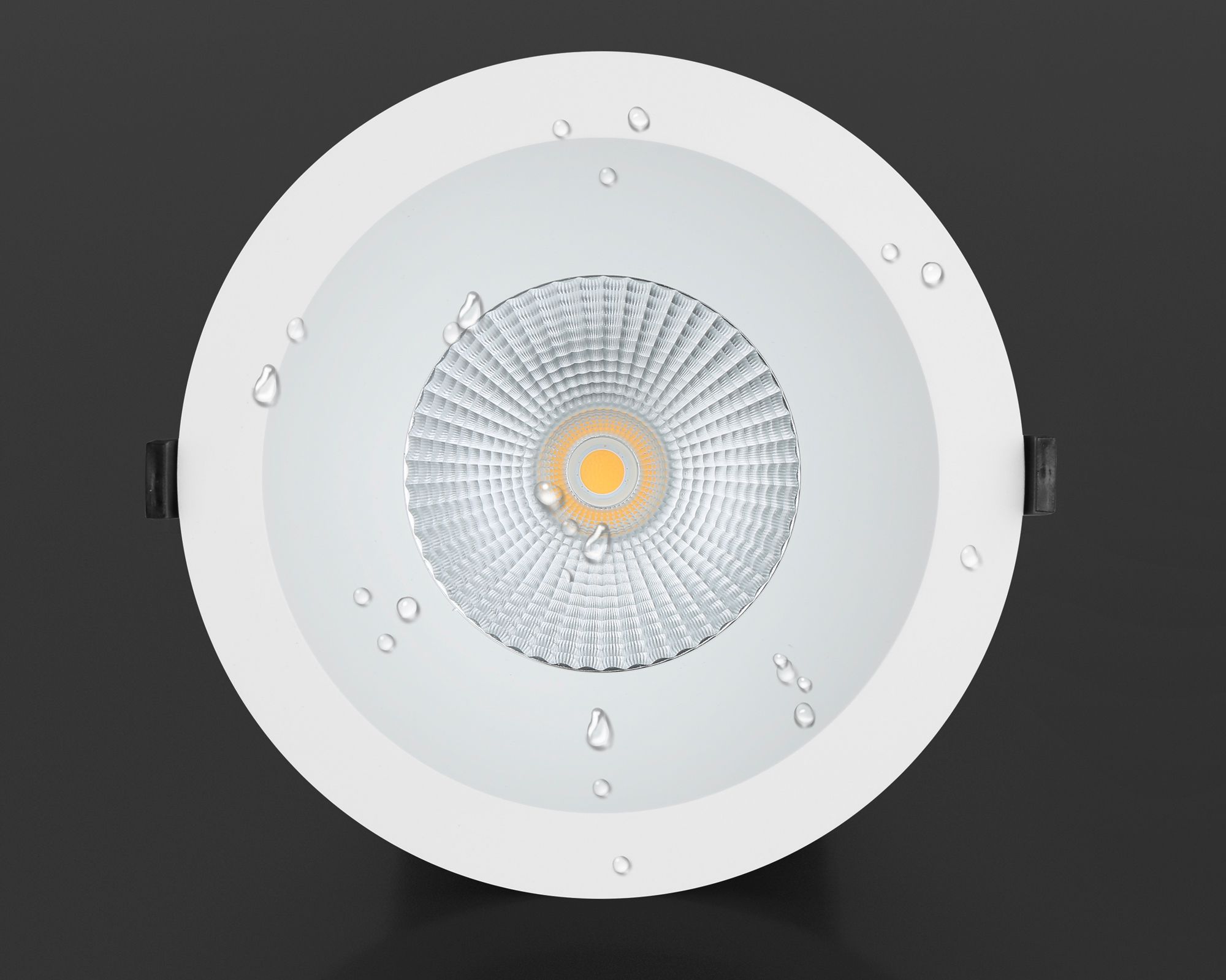 EB-LED-Spot maxLUCE ATMO 200 25W 2750lm 3000…4000K IP44 Ø200mm weiss