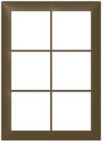 Telaio di copertura SIDUS 2×3 titanio