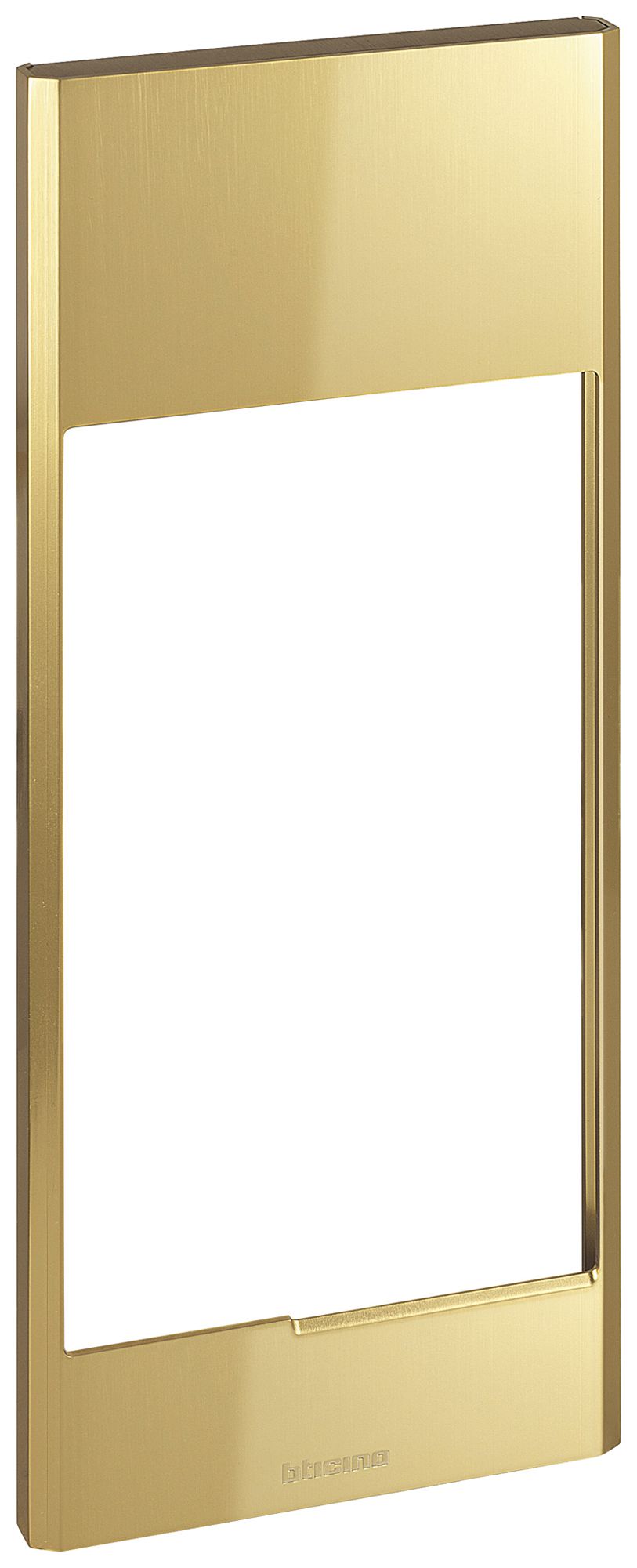Abdeckrahmen LINEA 5000 1×3 vertikal 139×365mm Gold
