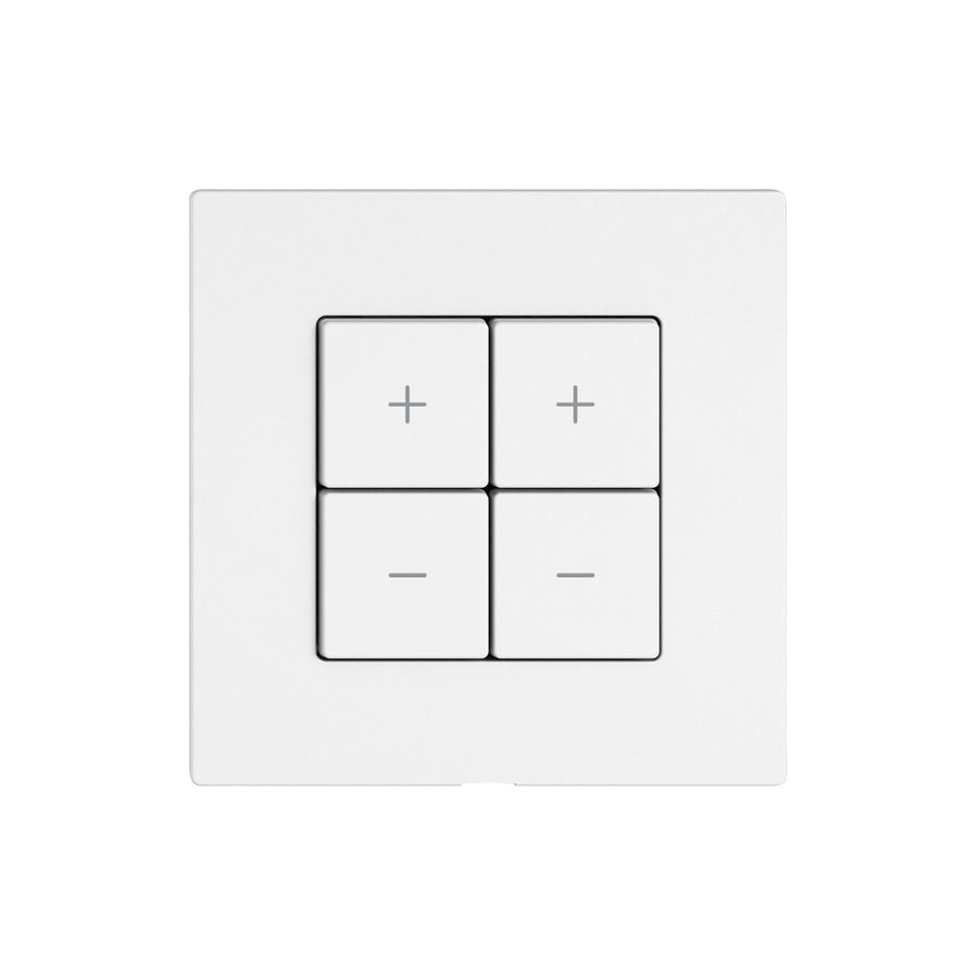 Kit di montaggio EDIZIO.liv Wiser SNAPFIX® p.dimmer 2C 4T bi