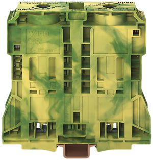 Durchgangsklemme WAGO 120mm² grün/gelb