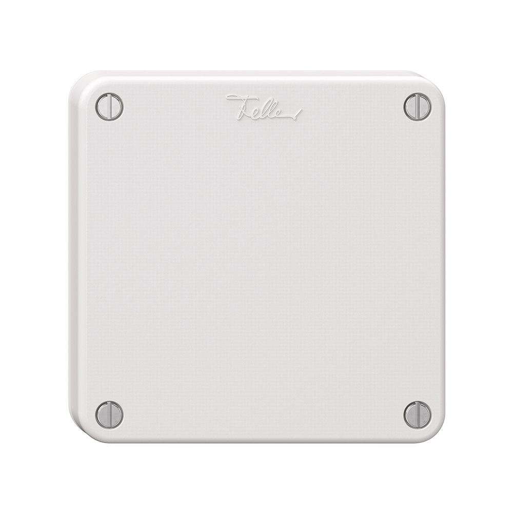 Blinddeckel NEVO, mit weisser Dichtung, weiss