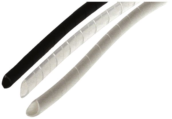 Spiralband 9mm für Kabel 8…30mm weiss