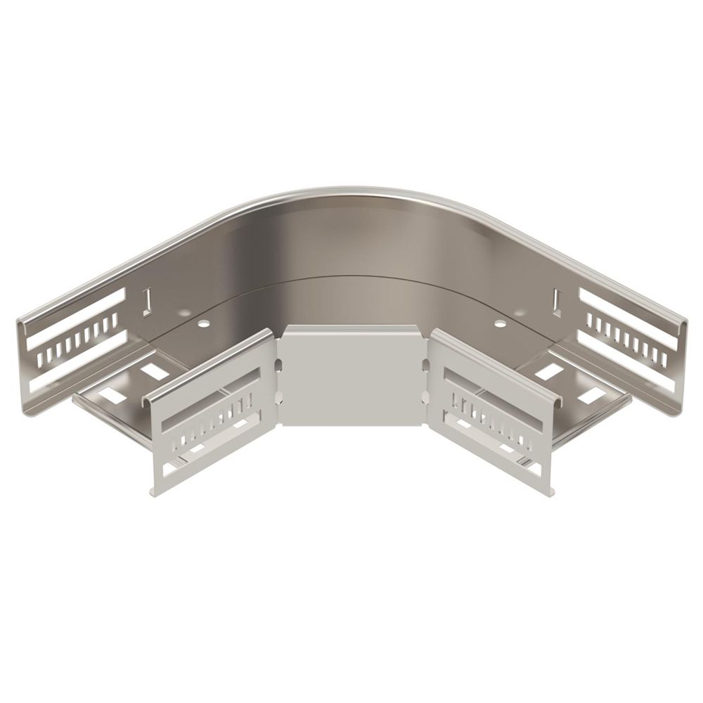 Bogen BET RB 90° 60×100mm Edelstahl A4 blank