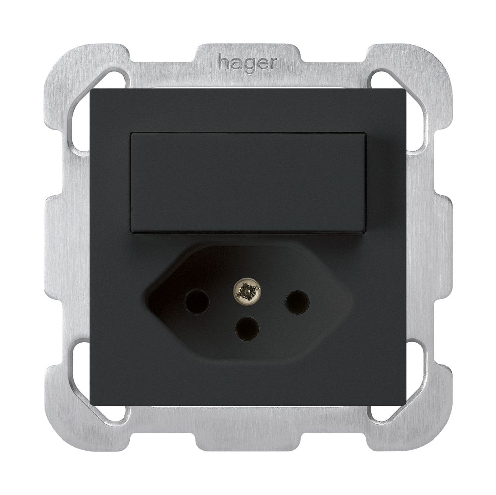 Combinaison ENC 3/1P+T13 noir kallysto avec plaque de fixation