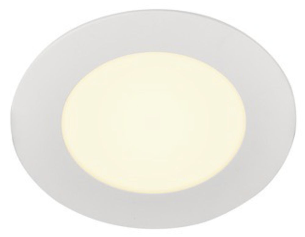 EB-LED-Deckenleuchte SLV SENSER12 ROUND 200mA 6W 470lm 3000K EB-Ø105mm ws