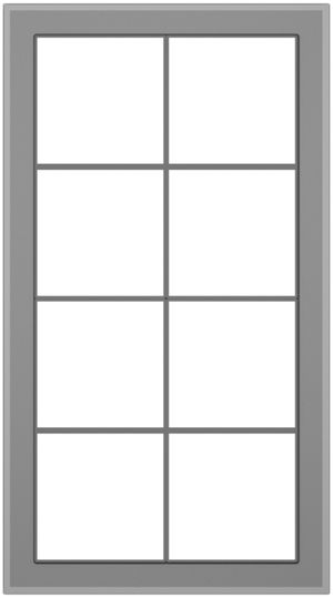 Cadre de recouvrement SIDUS 4×2 ve gris
