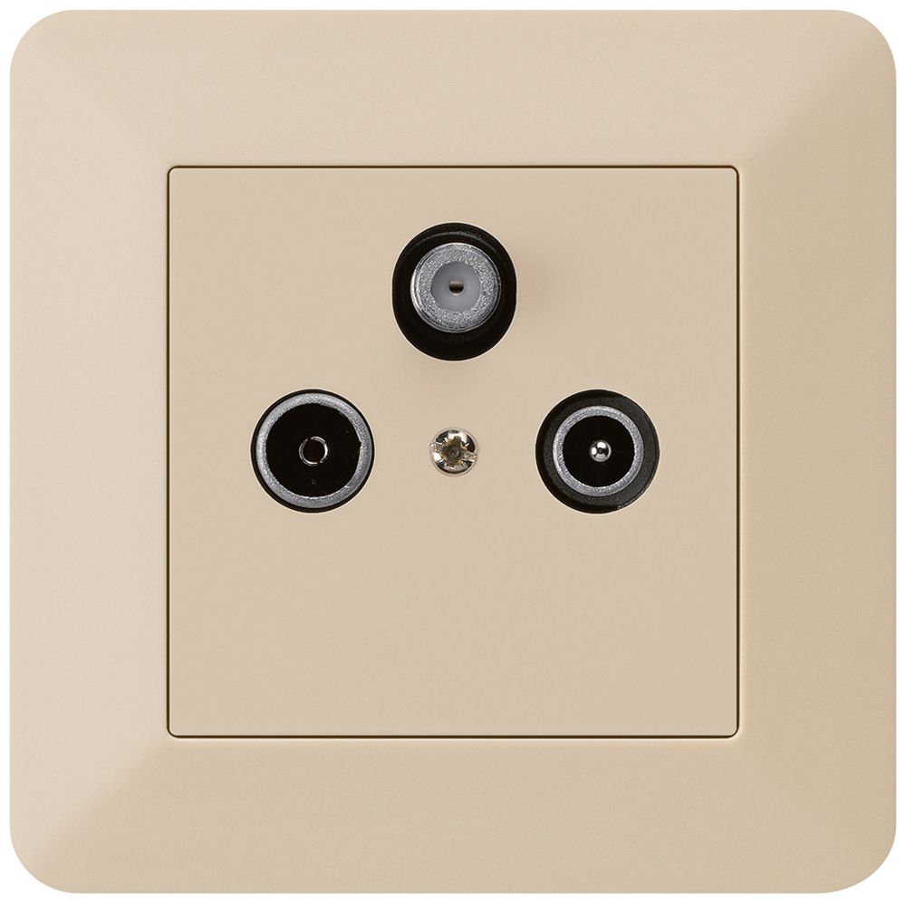 UP-Antennendose kallysto.trend R/TV/SAT beige