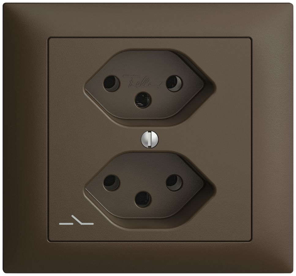 Presa INS EDIZIOdue 2×T13 coffee 1×S