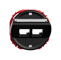 Kit di montaggio STANDARDdue EASYNET S-One SNAPFIX® inclinato per 2×RJ45 ne