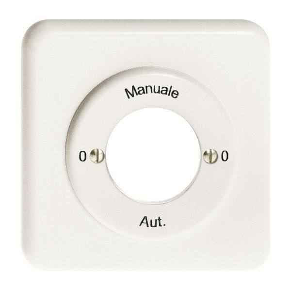 Kit frontal 0-Manuale-0-Autom. pour interr.rot. à clé blanc