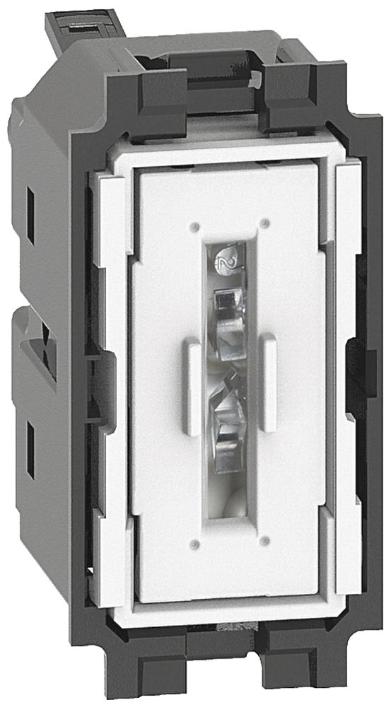 Interrupteur Legrand Living Now 3/1L illuminable 10A 250V 22.5×45mm bor.fiche bc