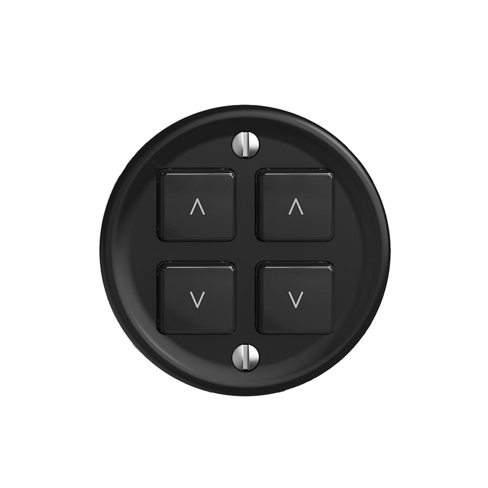 Kit recouvrement pour interrupteur stores 2c/4t Sdue Wiser noir