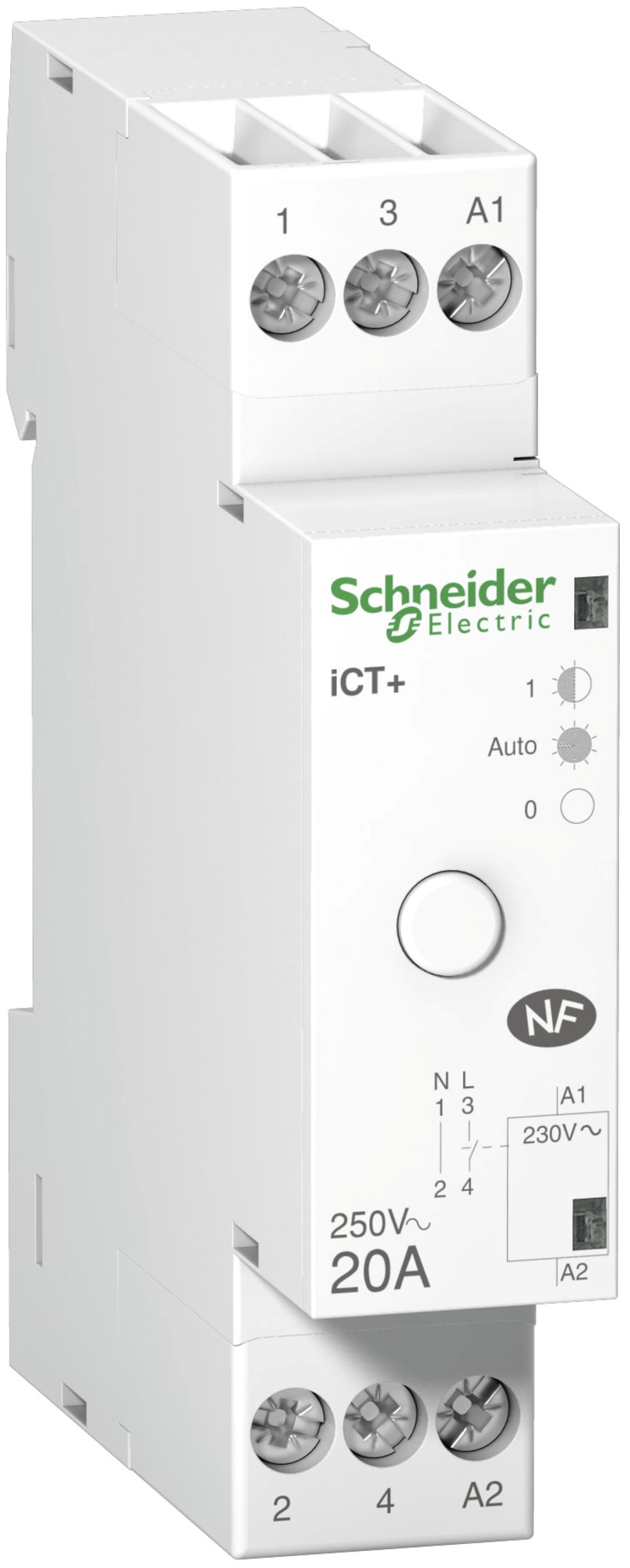 Contact.1LN/1S 20A 230VAC