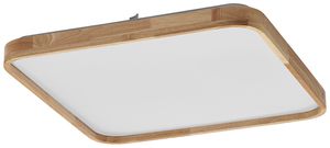 Plafonnier LED LEDVANCE Orbis Alicia 36W 2500lm 830 495×495×65mm bois