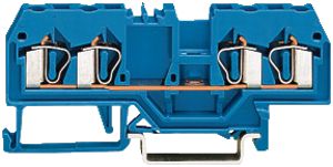 Morsetto di passaggio WAGO 2.5mm² blu