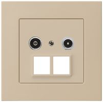 Prise multimédia ENC kallysto.pro R/TV 23dB 2GHz beige