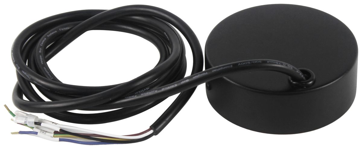 AP-Deckenrosette Sylvania Otao Linear 2m Kabel 5-polig schwarz