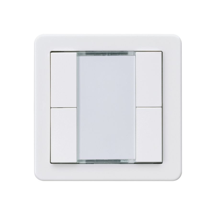 Taster Hager basico A KNX 4-fach weiss