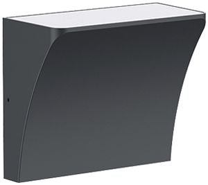 Applique LED DOTLUX FLAME 8W 632lm 3000K IP65 direct/indirect 140×120mm no