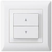 UP-Storentaster kallysto.line weiss mit 2 Funktionstasten Steckklemme