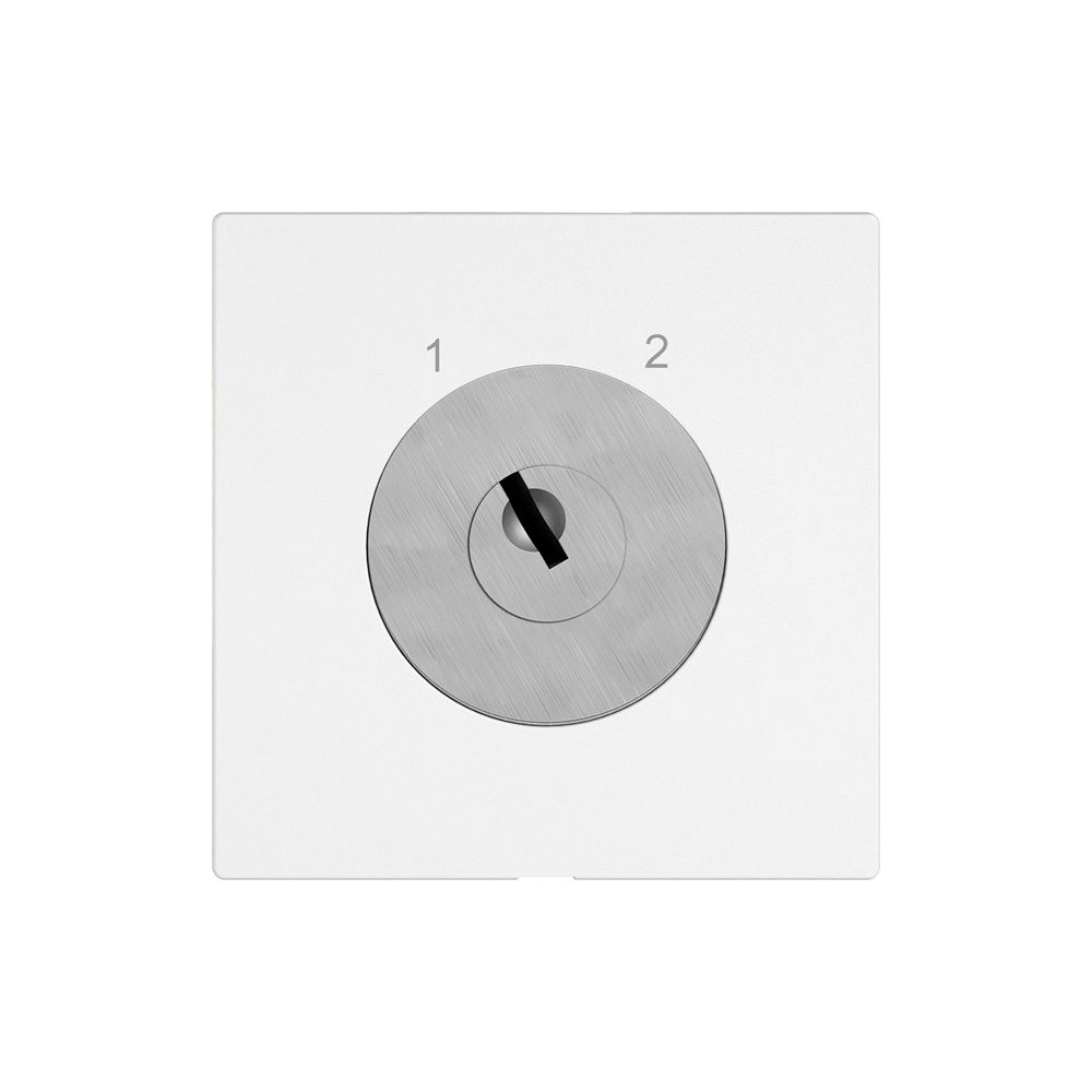 Interruttore a chiave EDIZIO.liv c.KABA 1262KA/5000 c.cont.sep.3P 1-2 p=87mm bi