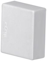 Endstück Hager tehalit.LF 15×15mm grau IP30