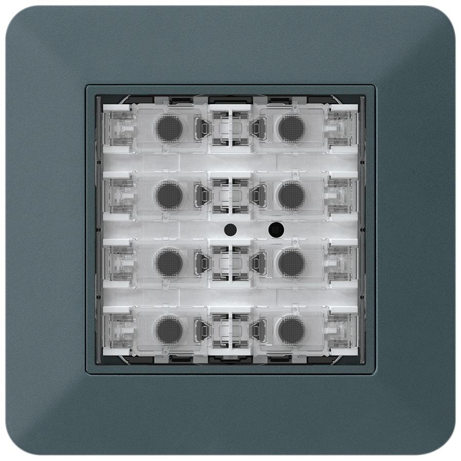 Poussoir KNX ENC KTR p.8×touches 8×points actionnables LED anthracite