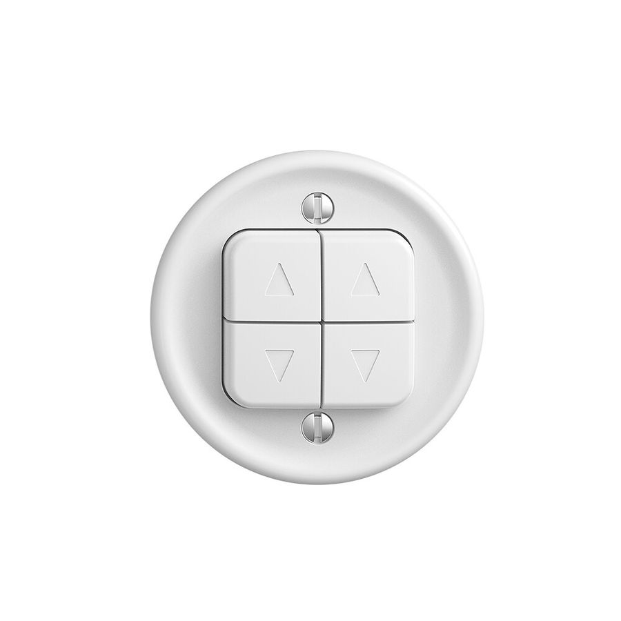 Kit frontale INC STANDARDdue Q bianco per pulsante & interr.tapparel.