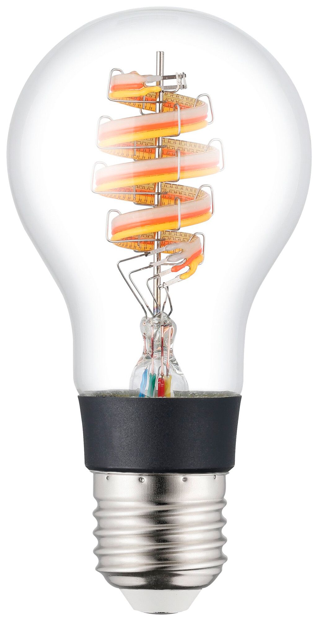 LED-Lampe Eglo CONNECT.Z E27 7.5W 3000K Typ A klar RGBW Bt/BLE DIM Ø60mm