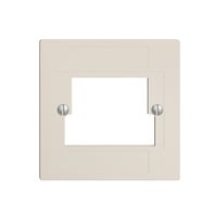 Frontplatte 2×TT,2×RJ45 crema, ITplus ITM EDIZIOdue