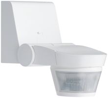 Détecteur de mouvement AP Hager 220° confort contact fermeture 230V au mur blanc